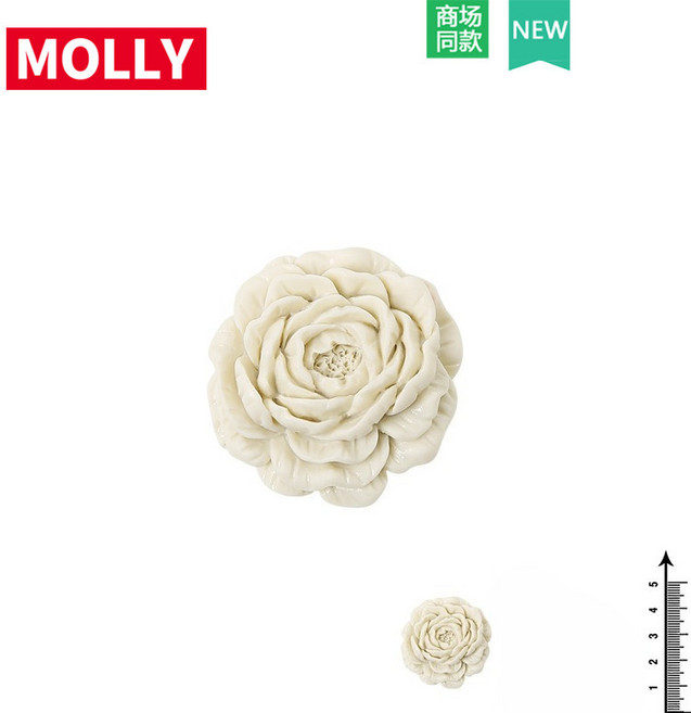 Molly 適用 Crocs 洞洞鞋裝飾配件 花朵造型鞋扣