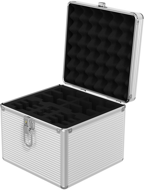 오리코 알루미늄 이중잠금 충격 습기방지 HDD M.2 SSD 보관함 BSC-LSN15, 15단