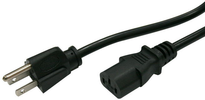 KINYO 電腦電源線(新安規) 1330 美規NEMA 5-15P轉IECC13, 1個, 1.5m