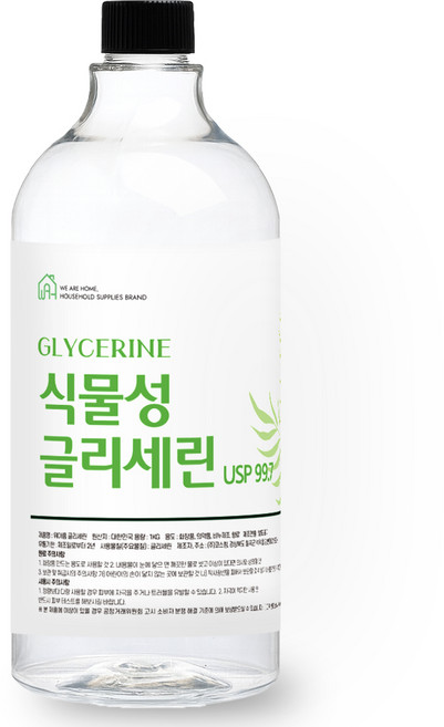 식물성 글리세린 1Kg 국내산 USP(의약품) 등급, 1개
