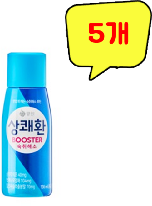 큐원 상쾌환 부스터, 100ml, 5개