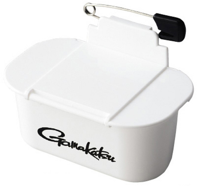 가마가츠 새우 미끼통 GM-1415 구명복장착, 화이트, 1개