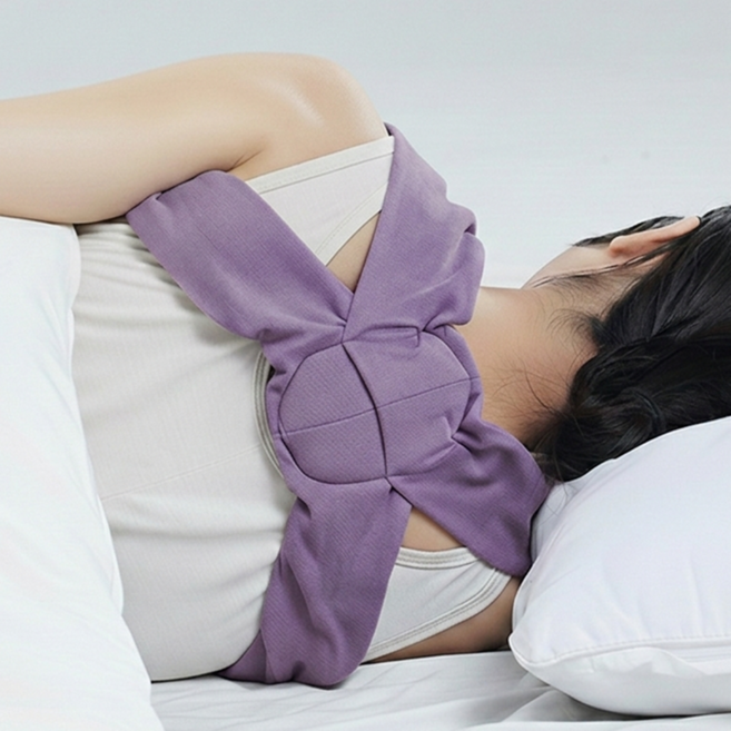 ISEGFLY 어깨 교정 수면 바른 자세교정밴드 라운드 숄더 교정, 1개