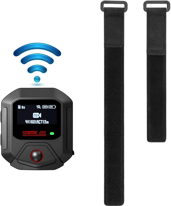 인스타360 X5/X4/X4 Air X3/Go 3S/ACE pro Pro/ONE X2 카메라용 GPS 리모컨 25M 거리 스마트 액션 액세서리, 01 Black