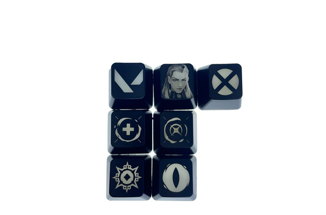 발로란트 키캡 커스텀 포인트 키캡 (발로란트 로고 역할군 스킬), 레이나