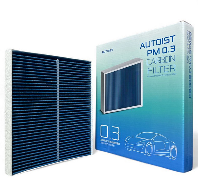 오토이스트 PM0.3 르노 뉴SM5 플래티넘 노바 올뉴SM7 노바 활성탄 에어컨필터, 1개, S04