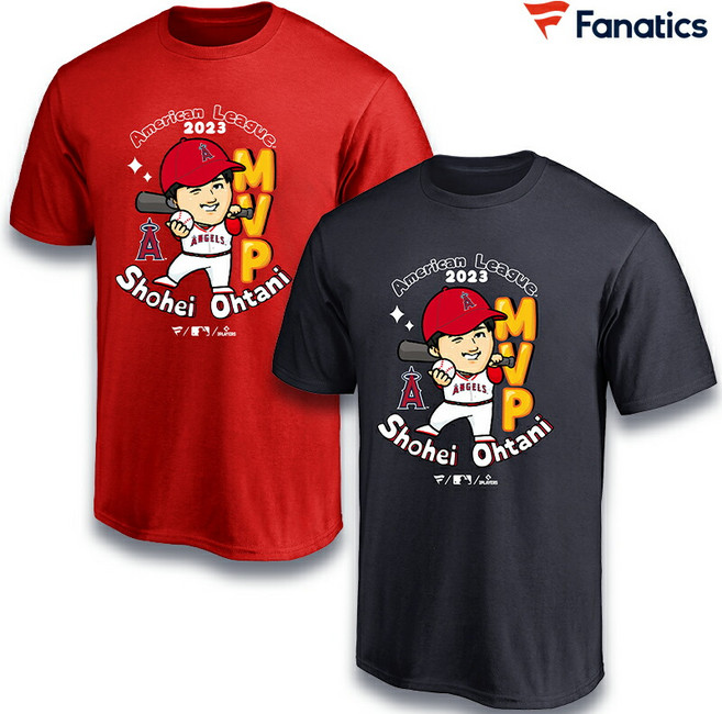 파나틱스 오타니 쇼헤이 일본 발매품 MVP 반팔 티셔츠 ML0123FW06