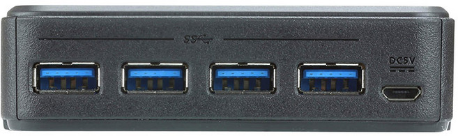 ATEN 2 x 4 USB 3.2 Gen1 주변기기 공유 스위치 US3324, 1개, US3324-AT
