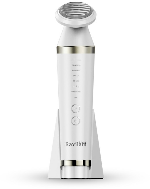 Ravilam煥膚彩光美容儀 深層清潔 營養導入 EMS提拉緊緻, 珍珠白, LRJ-R01-WS