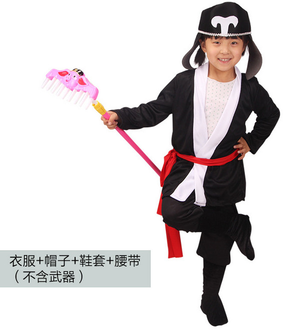 西遊記兒童角色演出服裝 唐僧孫悟空豬八戒沙僧舞台服飾