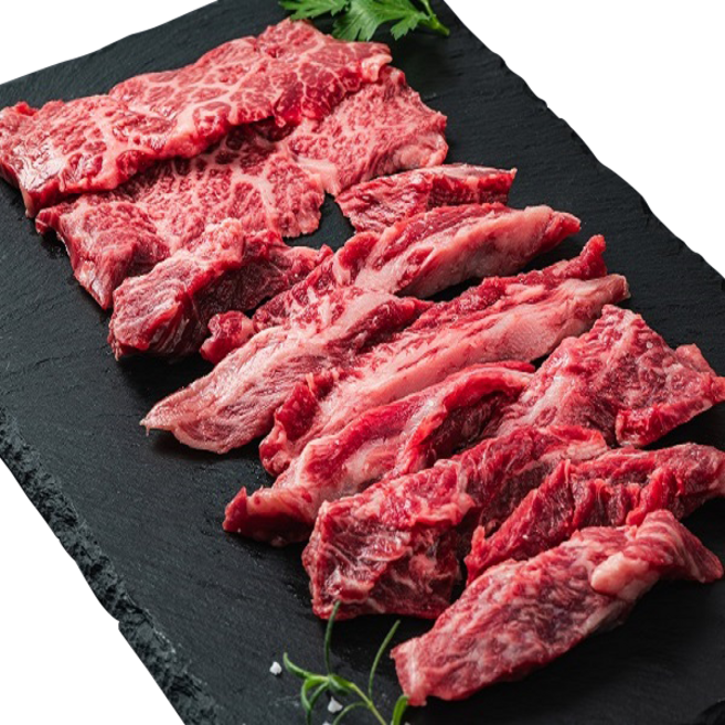 지인한우 무항생제 한우 1등급 갈비살 (냉장) 200g, 1개