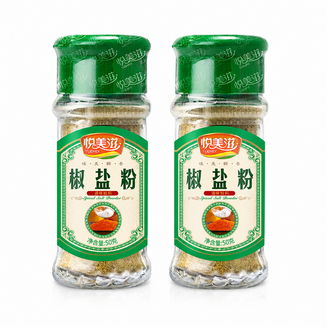 동화마켓 유에멕스 제교염 허브 솔트 바베큐 고기 양념 소금, 2개, 50g