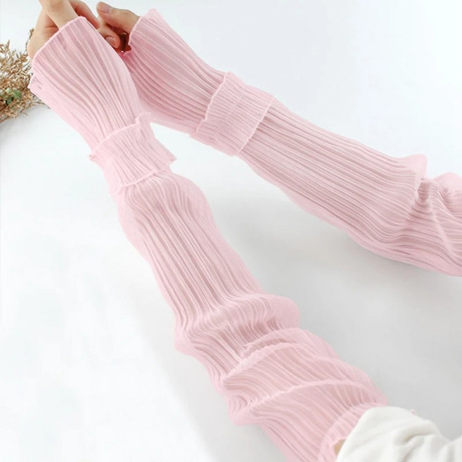 토이즈데이 하늘하늘한 시어서커 인스타 팔토시 운전 자외선차단 선물