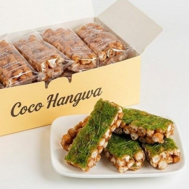 코코한과 수제 제주 감귤청 감태 오란다 말랑바삭, 20g, 36개