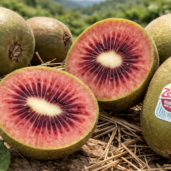 [프리미엄] 대과 엄선! 고당도 제스프리 레드키위 루비레드키위, 10개, 맛보기 소과 (75g 내외)