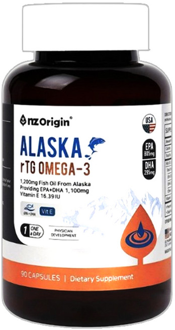 엔젯오리진 알래스카 알티지 오메가3 1216mg x 90캡슐, 90정, 1개