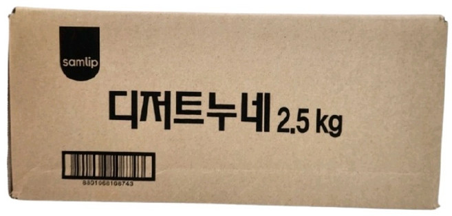 누네띠네 2.5kg 겹겹 이탈리안 스낵 대용량 간식, 1개