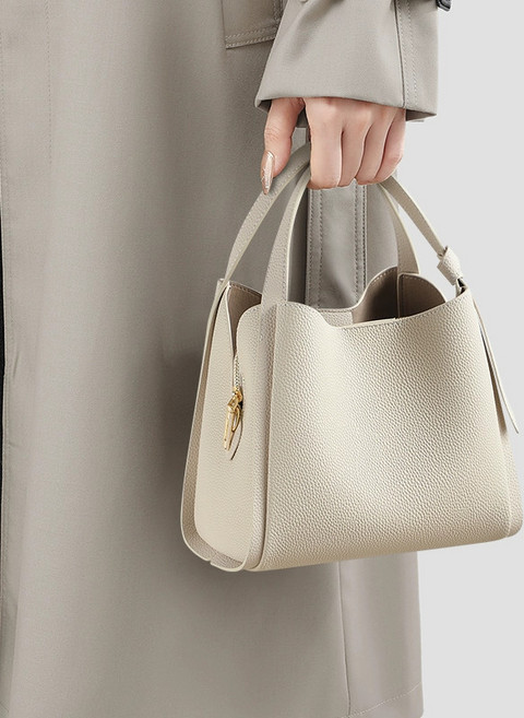 GENINA 셀루앙드 부드러운 투웨이 버킷 백 토트백