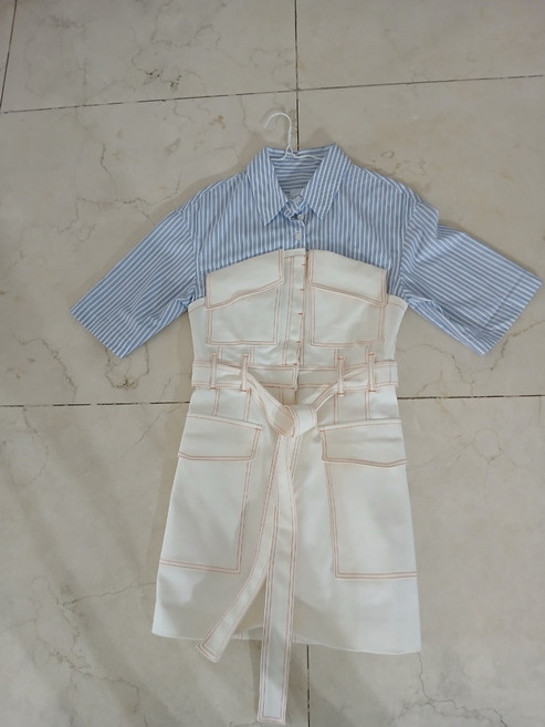 [중*고] 020 SJYP 데님 매치 원피스 (NB11275)