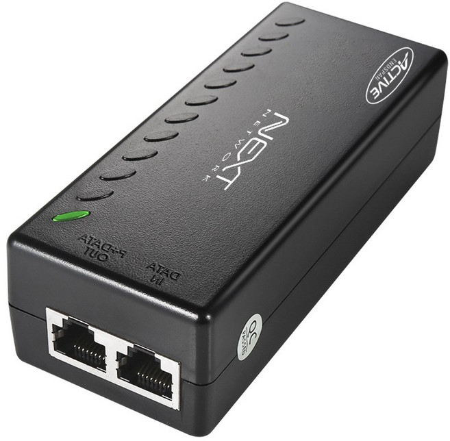 넥스트 NEXT-POE4809AT 기가비트 이더넷 액티브 POE 인젝터, 1개