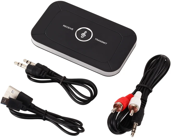 B6 2 IN 1 블루투스 5.3 오디오 송수신기 3.5mm AUX 잭 RCA USB 동글 음악 무선 어댑터 (자동차 PC TV 헤드, 01 CHINA, 01 Bluetooth 5.3