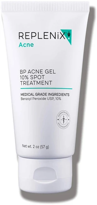 레플리닉스 벤조일 퍼옥사이드 여드름 젤 스팟 트리트먼트 - 최대 강도 의료용 10 벤조일 퍼옥사이드 여드름 치료제 여드름 크림 오일 프리 스킨케어 바디케어, 1 팩 - 쿠팡