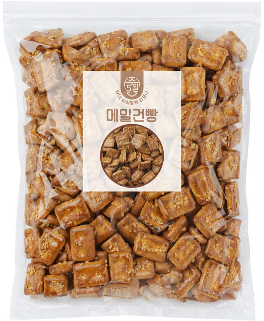 [주5일] 특별한 간식 국내제조 튀긴 메밀건빵, 1개, 500g