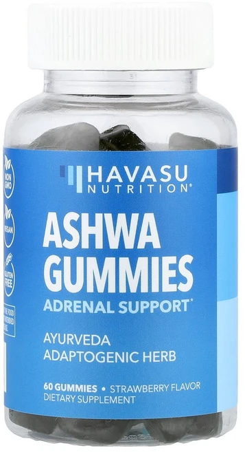 하바수뉴트리션 아슈와 구미젤리 딸기 구미젤리 60개, 60정, 60정, 1개 - 쿠팡