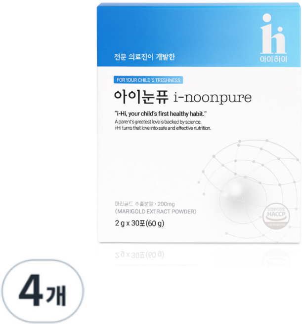 아이눈퓨 국내최초 눈건강영양소 12종 특수배합!, 4개, 60g