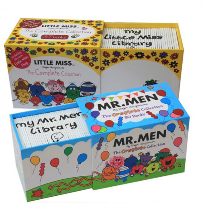 [드림창고] 국내 1일 배송 리틀미스 37권 미스터맨 50권 Little Miss Mr Men 영어원서 음원제공, 1.Mr. Men(50권)