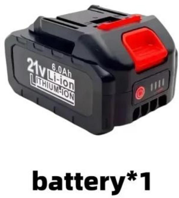 100 전동 공구용 고속 충전 리튬 이온 배터리 BL1850 BL1840 BL1440 196391-6 에 적합 21V 6000mah 신제품, 21V 6.0Ah1PCS, 1개