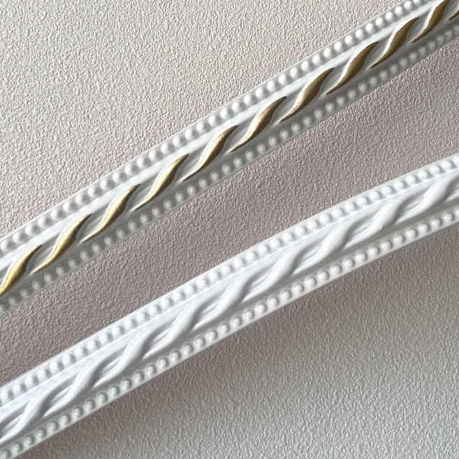 PVC 테두리 웨인스코팅 띠몰딩 폭20mm 길이5m, 1개, 화이트