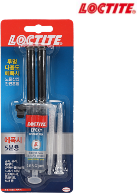 록타이트 투명 고강도 에폭시 25ml, 1개