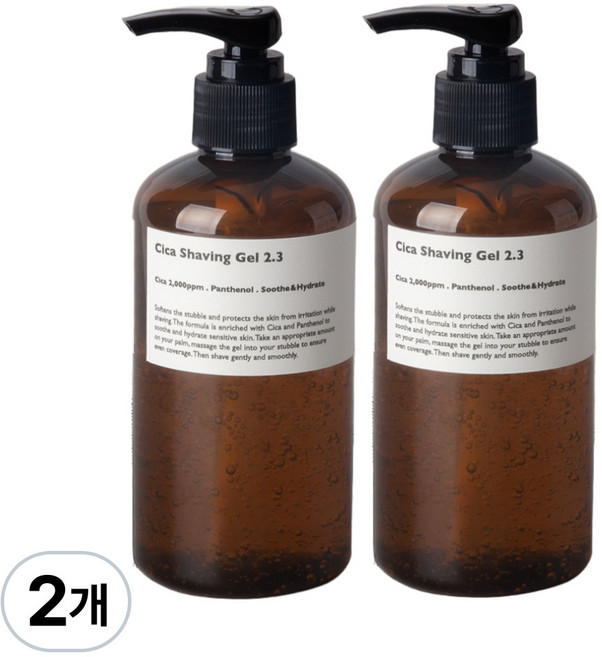 레이지소사이어티 시카 쉐이빙 젤, 250ml, 2개