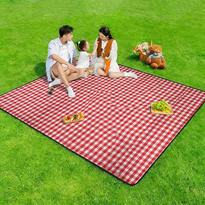 가남 방수 피크닉 매트 방수 휴대용 캠핑러그 대형 돗자리, 레드