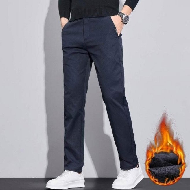 男款休閒運動長褲 大尺碼防風防水保暖褲 舒適寬鬆剪裁