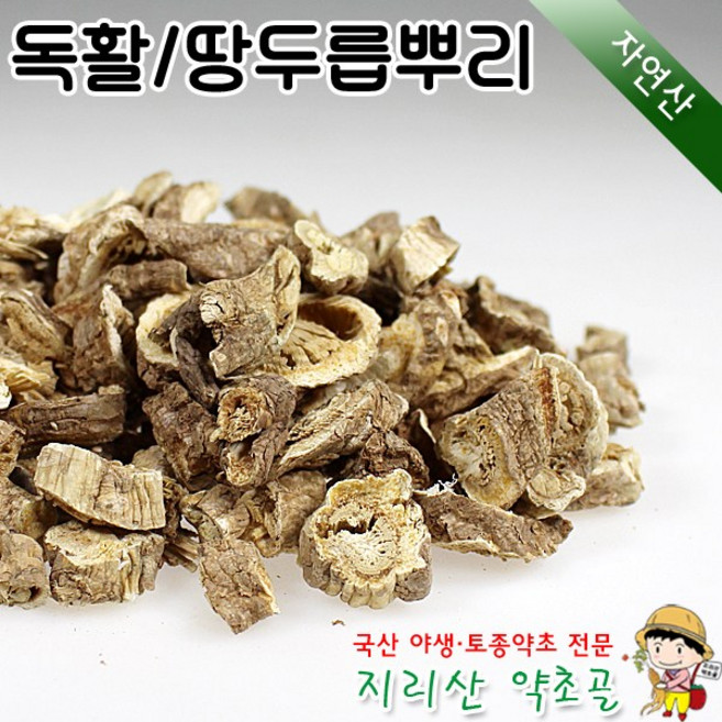 100%국내산 자연산 땅두릅뿌리 500g 독활 차 효능 효과 말린 건조 야생, 1개