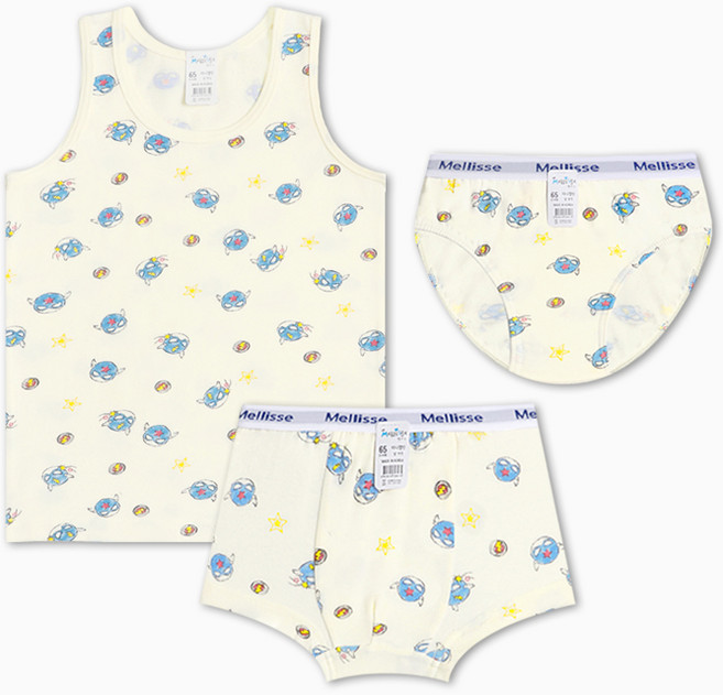 멜리스 미니캡틴 남아용 면스판 속옷 (런닝 사각 삼각 선택)