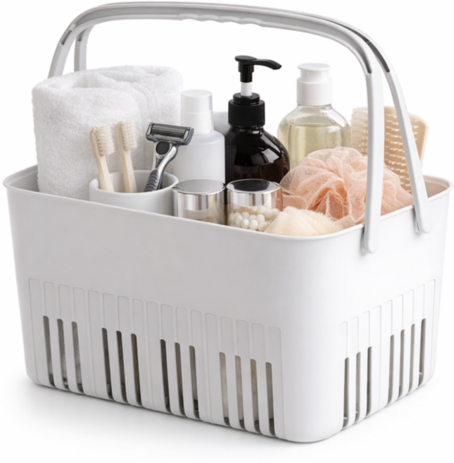 조온하루 물빠지는 튼튼 목욕 바구니, 그레이