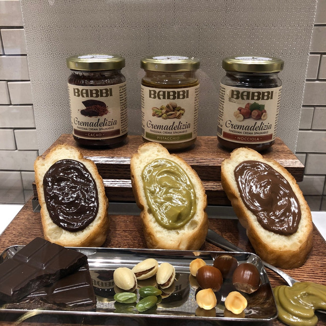 일본백화점 BABBI 밥비 고급 잼 피니쉬마 3가지맛 택1 (헤이즐넛 피스타치오 초콜릿), 1개