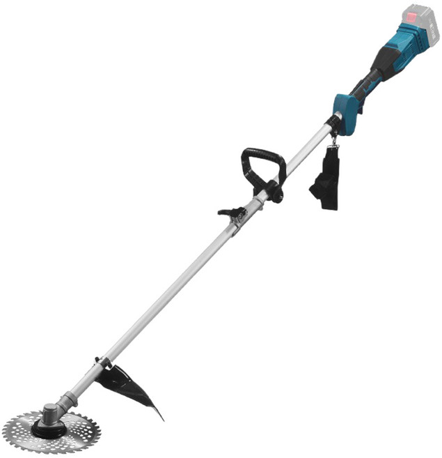 無刷電動割草機 鋰電充電式 1.5米可拆卸桿 大功率長續航 工業級, 1個, 9寸割草機裸機（無電池充電器）