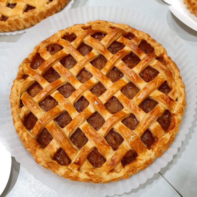 애플파이(대형)- 지름22cm/수제 애플타르트 사과파이 선물 간식 답례품, 600g, 1개