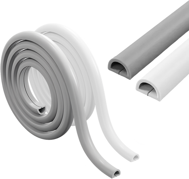 리버브 슬림형 케이블몰딩 3M 벽선정리 얇은선 정리용, 화이트, 1개