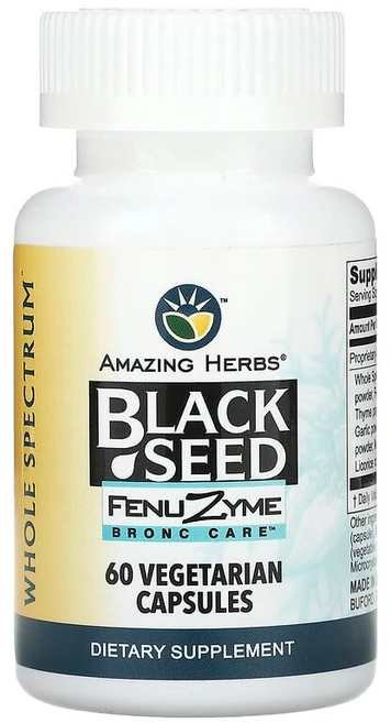 Amazing Herbs 블랙 시드 베지 캡슐 60정 AHR-22060, 1개 - 쿠팡