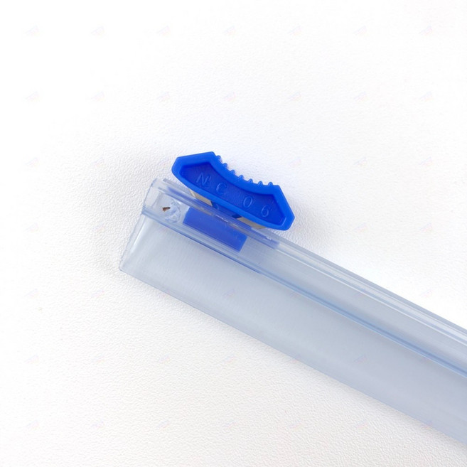 접착식 랩 커팅기 절단기 깔끔 안전 위생랩 주방랩 호일 커터기 밀어서 절단 포장, 1개, 30cm