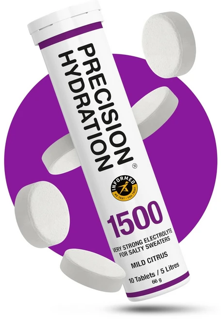 Precision Hydration 1500 전해질 타블렛 발포정 10정 x 2, 66g - 쿠팡