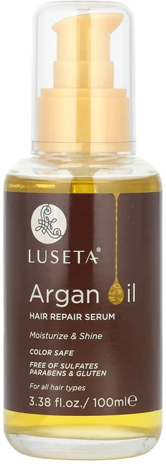 루세타 뷰티 아르간 오일 헤어 리페어 세럼 100ml (3.38 fl oz) LBY-00447 - 쿠팡