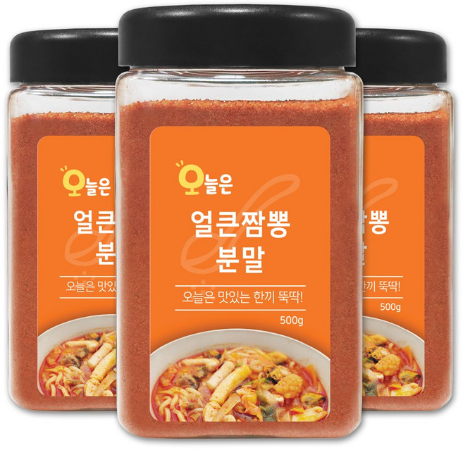 오늘은 얼큰 짬뽕분말 양념 얼큰하고 감칠맛 일품 짬뽕, 1개, 500g