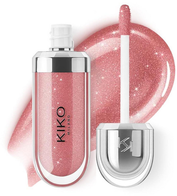 키코 3D 하이드라 립글로스 #19 Cream 크림 CASHMERE 캐시미어 184572, 32 Pearly Natural Rose