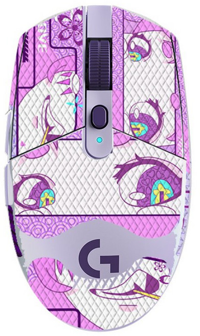 로지텍 G304 X C타입 충전식 경량 무선 마우스, 퍼플 + 엠유에이